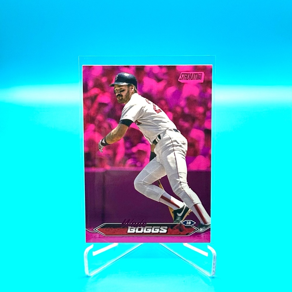 2024 Topps Stadium Club🔥Wade Boggs🔥Pink #21 Boston Red Sox